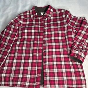 L.L. Bean flannel Shacket shirt